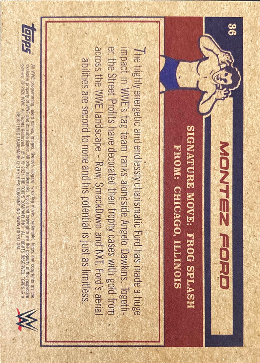 Montez Ford trading card PW Catalog