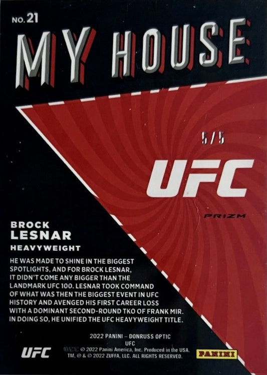 Brock Lesnar trading card PW Catalog