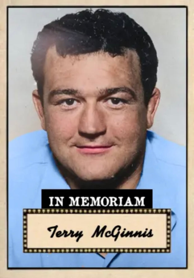 Terry Mcginnis trading card PW Catalog