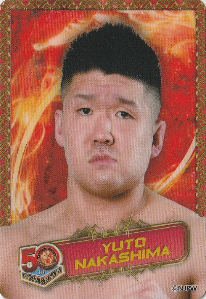 Yuto Nakashima trading card PW Catalog