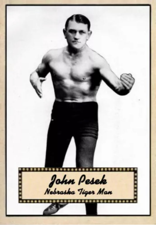 John Pesek trading card PW Catalog