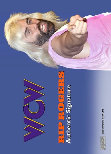 RIP Rogers – WCW trading card PW Catalog