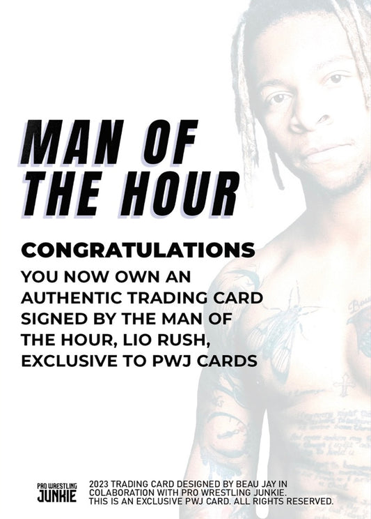 Man of the Hour LIO Rush trading card PW Catalog