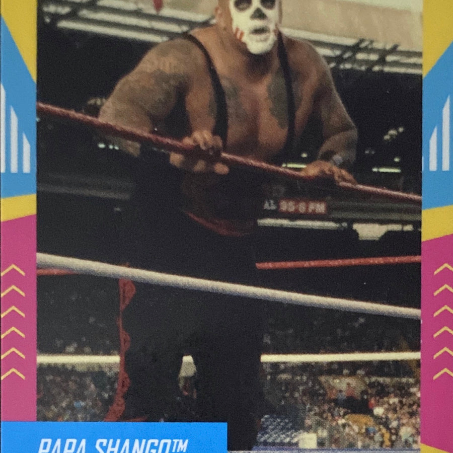 Summerslam ’92 – Papa Shango vs. Tito Santana trading card PW Catalog