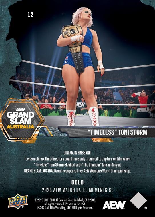“Timeless” Toni Storm – “Timeless” Toni Storm Defeats Mariah MAY and Wins the AEW Women’s World Championship – All in One Take