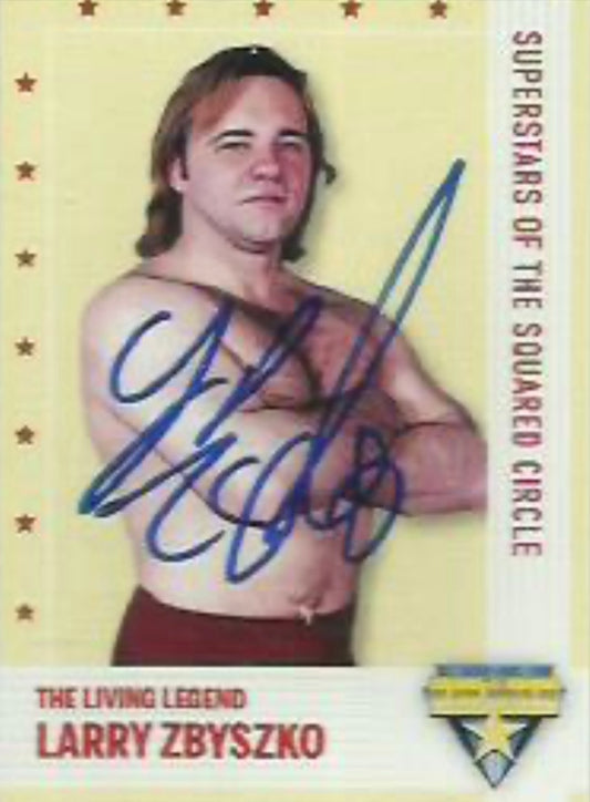The Living Legend Larry Zbyszko trading card PW Catalog