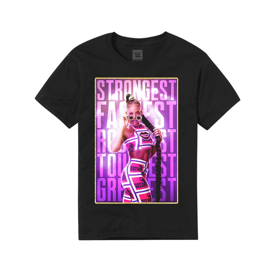 Bianca Belair "Greatest of WWE" Youth Authentic T-Shirt