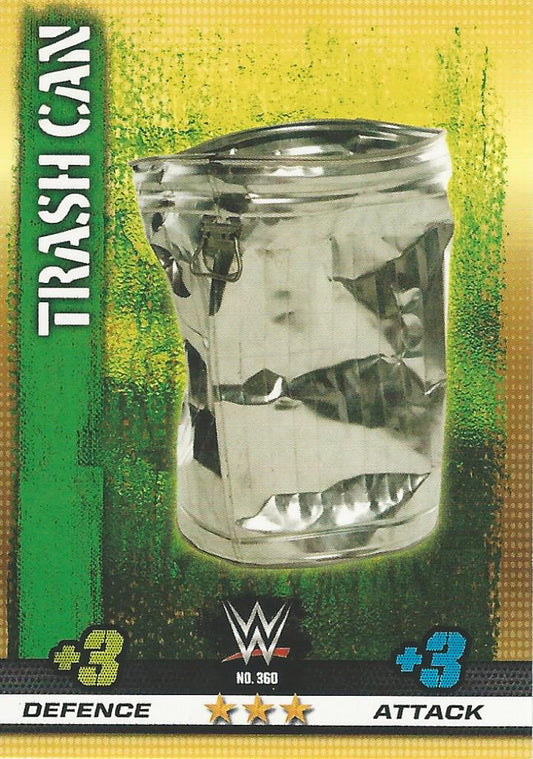 WWE Topps Slam Attax 10th Edition 2017 Trash Can #360