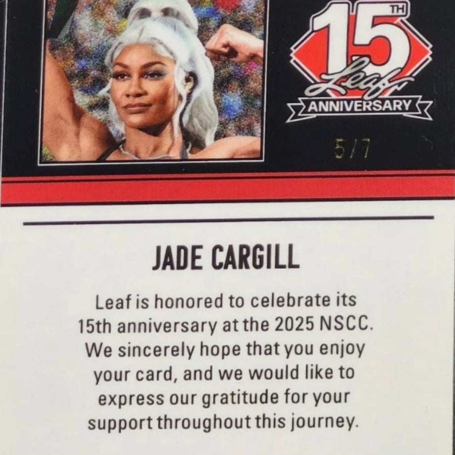 Jade Cargill trading card PW Catalog