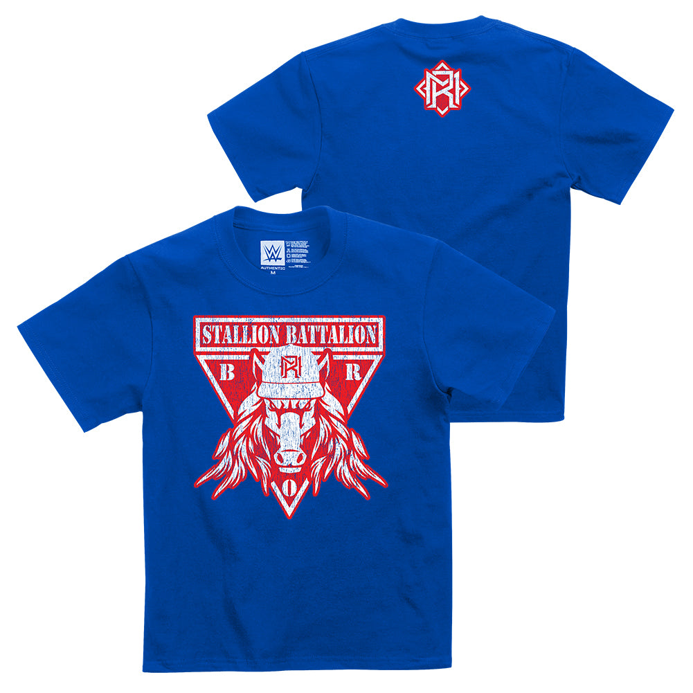 Matt Riddle "Stallion Battalion" Youth Authentic T-Shirt T-Shirt PW Catalog