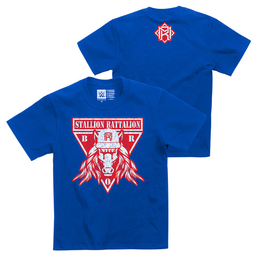 Matt Riddle "Stallion Battalion" Youth Authentic T-Shirt T-Shirt PW Catalog