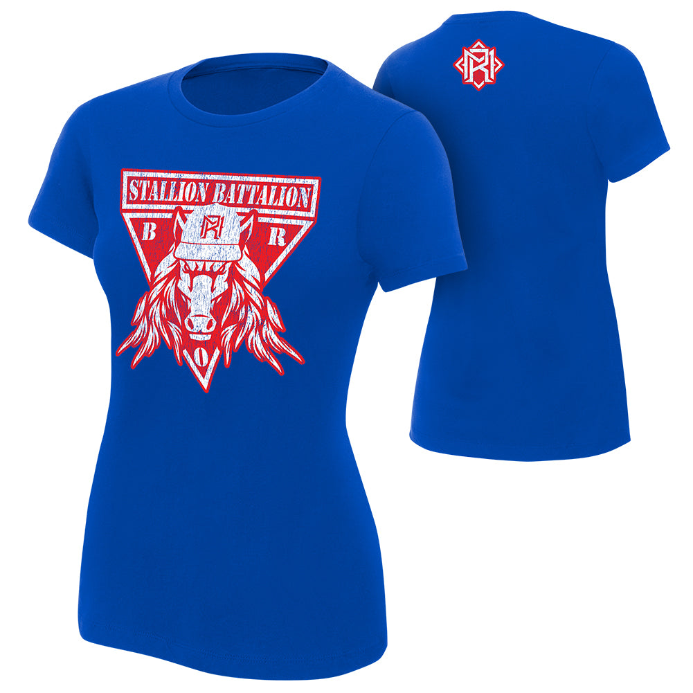Matt Riddle "Stallion Battalion" Women's Authentic T-Shirt T-Shirt PW Catalog