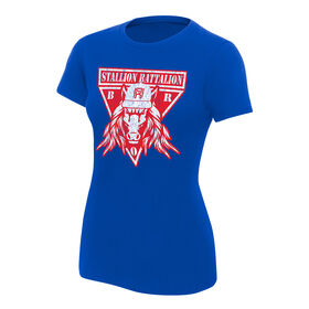 Matt Riddle "Stallion Battalion" Women's Authentic T-Shirt T-Shirt PW Catalog