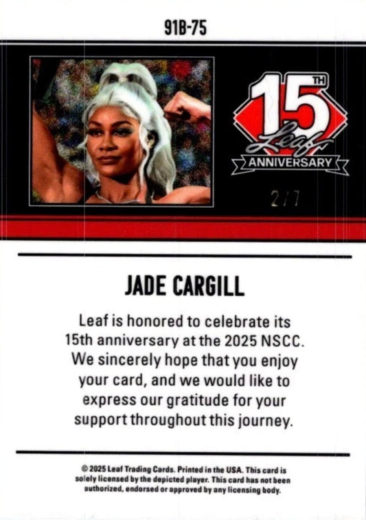 Jade Cargill trading card PW Catalog