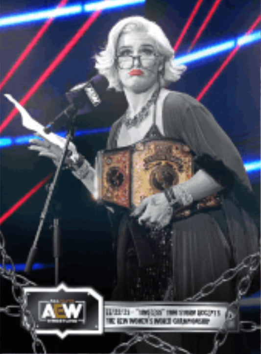 11/22/23 – “Timeless” Toni Storm – “Timeless” Toni Storm Accepts the AEW Women’s World Championship trading card PW Catalog