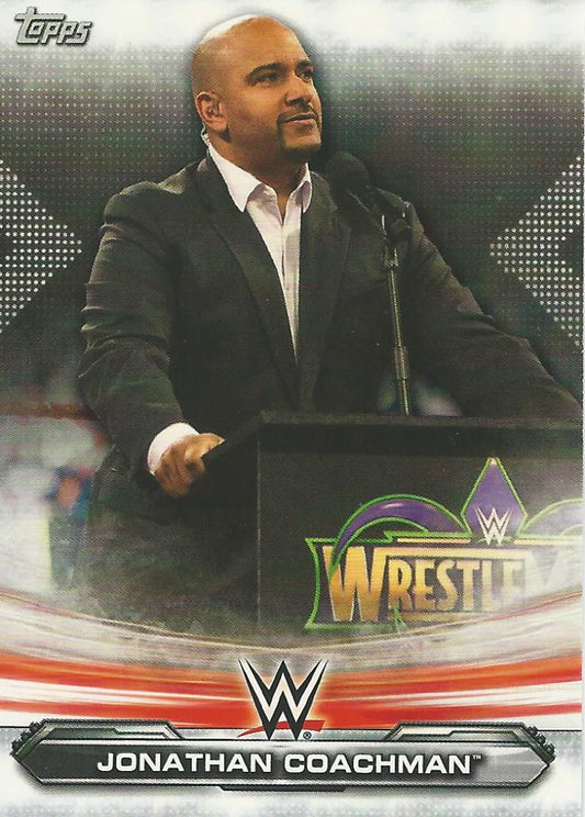 WWE Topps Raw 2019 Jonathan Coachman #36