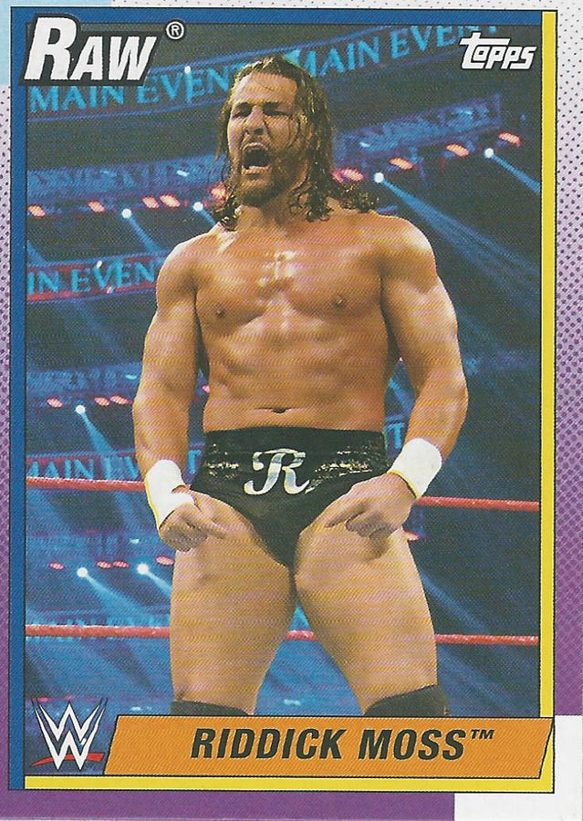 WWE Topps Heritage 2021 Riddick Moss #36