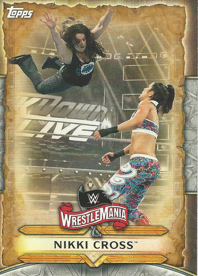 WWE Topps Road to Wrestlemania 2020 Nikki Cross WM-36 trading card PW Catalog