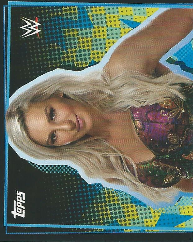 WWE Topps Road to Wrestlemania Stickers 2021 Charlotte Flair #36