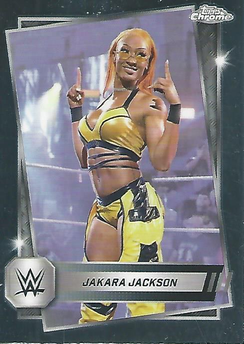 WWE Topps Chrome 2025 Trading Cards Jakara Jackson No.36 PW Catalog