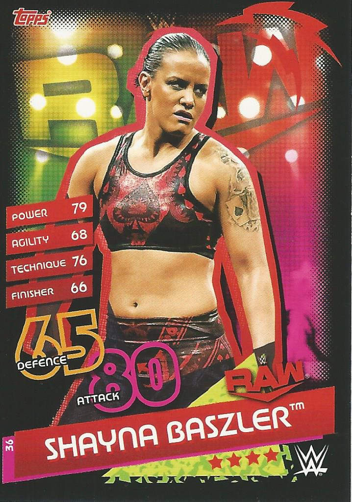 WWE Topps Slam Attax Reloaded 2020 Shayna Baszler #36