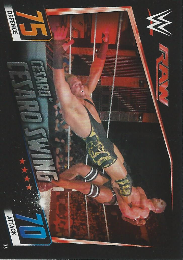 WWE Topps Slam Attax 2015 Then Now Forever Cesaro #36