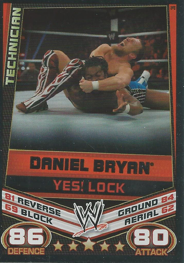 WWE Topps Slam Attax Rebellion 2012 Daniel Bryan #36