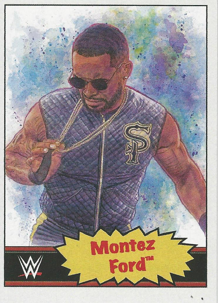 WWE Topps Living Set 2021 Montez Ford #36