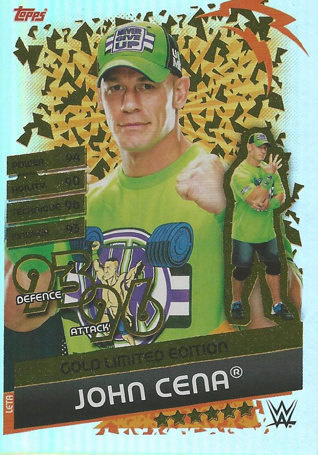 WWE Topps Slam Attax Reloaded 2020 John Cena LETA trading card PW Catalog