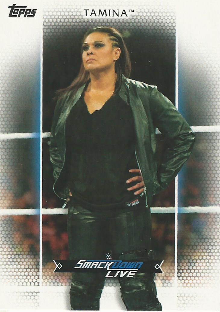 WWE Topps Women Division 2017 Tamina R36 trading card PW Catalog