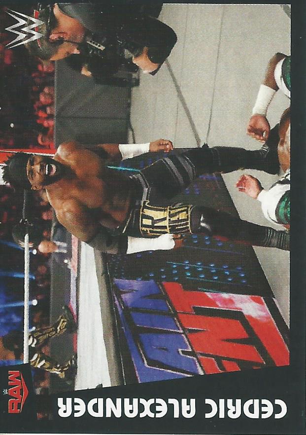 WWE Panini 2022 Sticker Collection Cedric Alexander #36