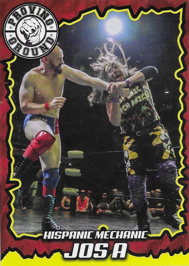Hispanic Mechanic JOS A trading card PW Catalog