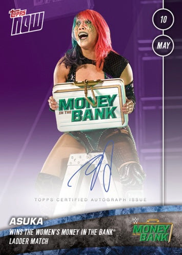 Asuka Wins the Women’s Money in the Bank Ladder Match