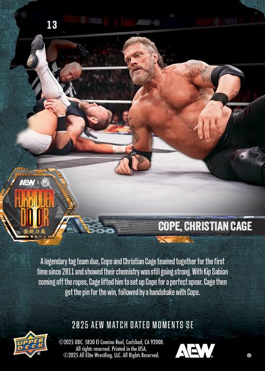 Cope, Christian Cage – Reunited AS a TAG Team for the First Time in More Than a Decade, Cope and Christian Cage Earn the Win