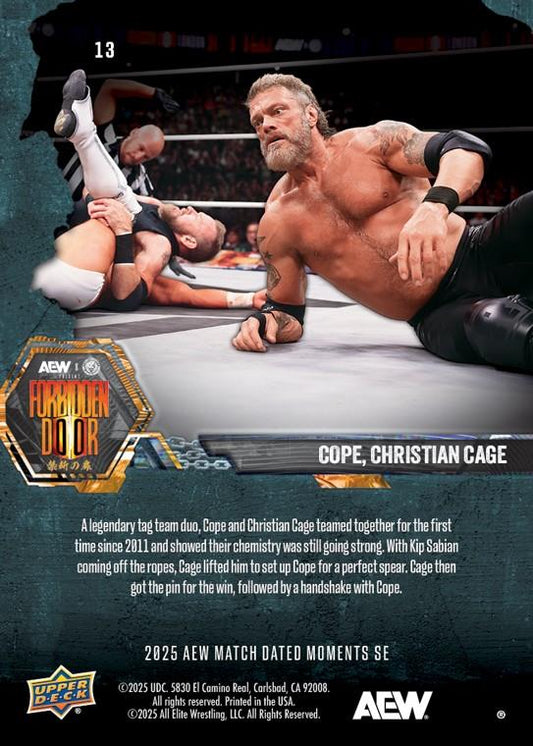 Cope, Christian Cage – Reunited AS a TAG Team for the First Time in More Than a Decade, Cope and Christian Cage Earn the Win
