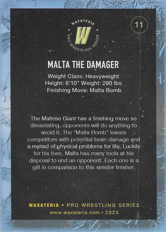 Malta the Damager trading card PW Catalog
