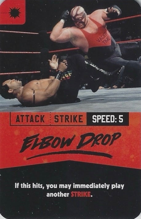 Elbow Drop trading card PW Catalog
