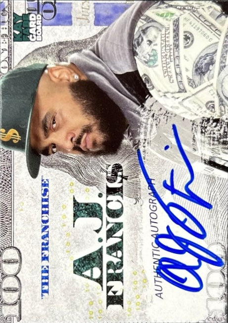 “The Franchise” A.J. Francis trading card PW Catalog