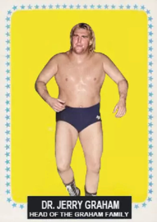 DR. Jerry Graham trading card PW Catalog