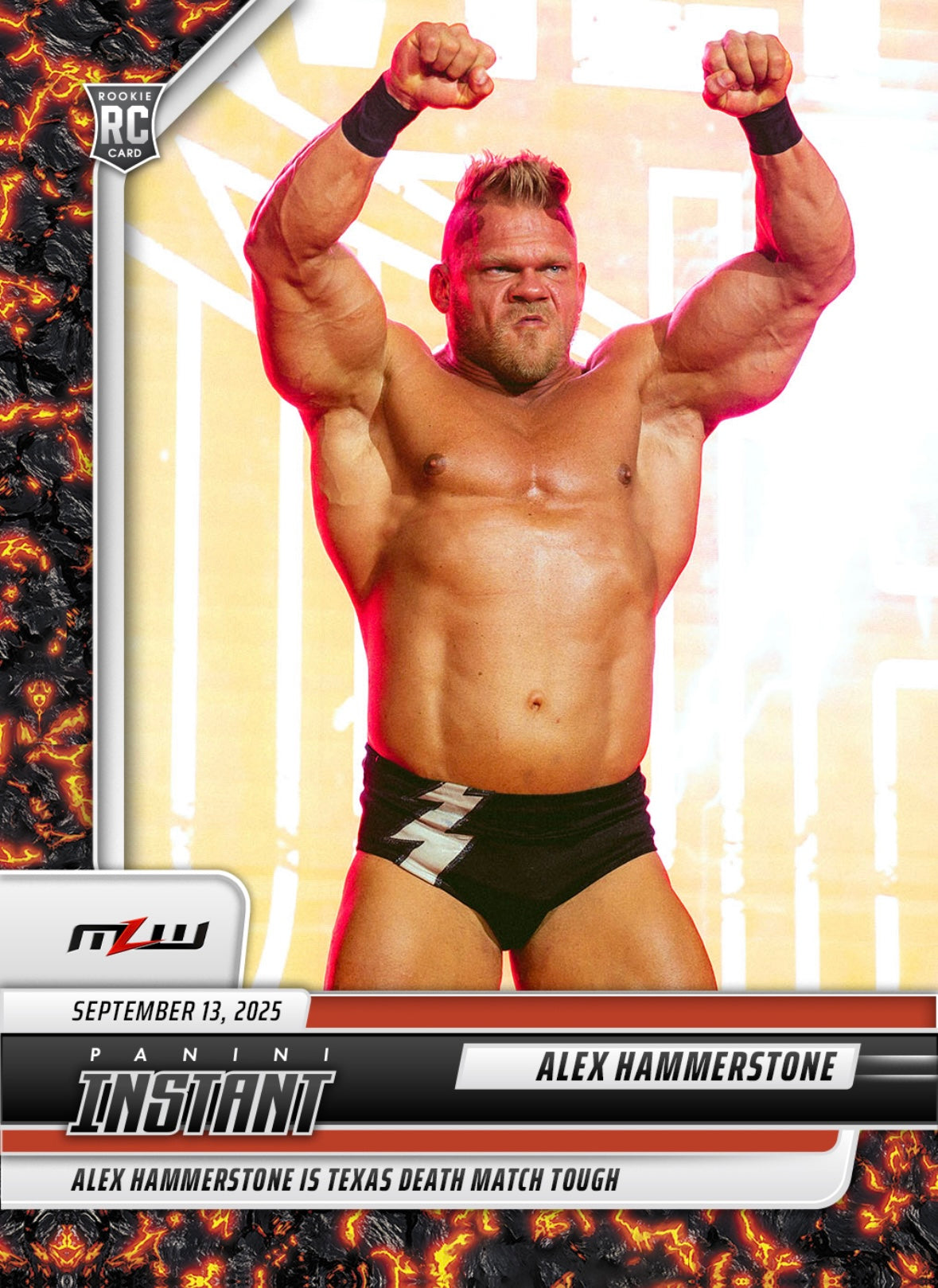 Alex Hammerstone – Alex Hammerstone IS Texas Death Match Tough trading card PW Catalog