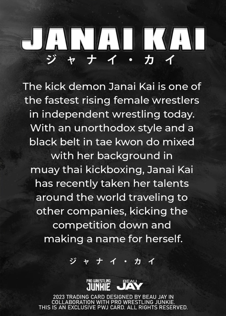 Janai KAI trading card PW Catalog