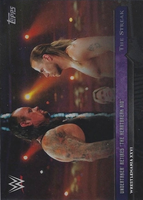 Wrestlemania Xxvi – Undertaker Retires “the Heartbreak Kid” trading card PW Catalog