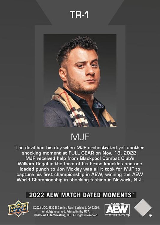 Top Ranked – MJF trading card PW Catalog