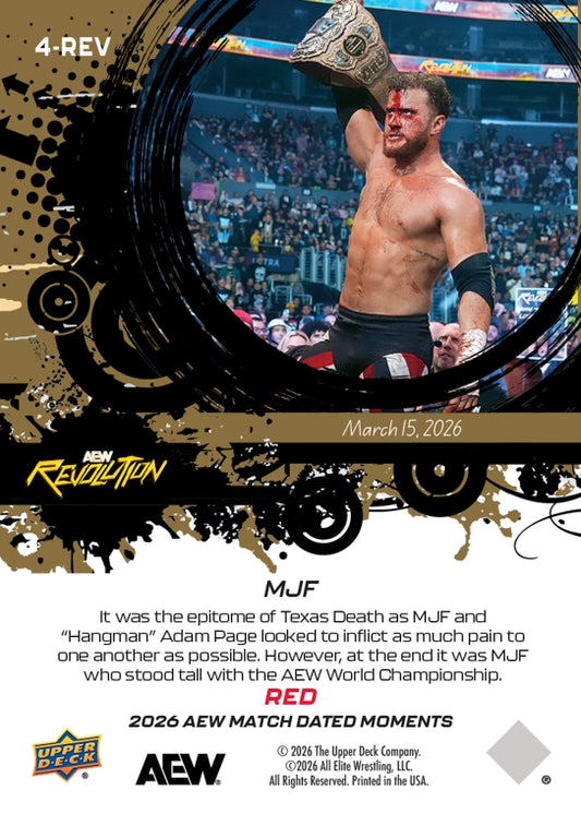 MJF – MJF Retains HIS AEW World Championship in a Texas Death Match Over “Hangman” Adam Page