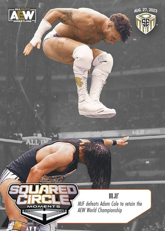 Squared Circle Moments – MJF – MJF Defeats Adam Cole to Retain the AEW World Championship