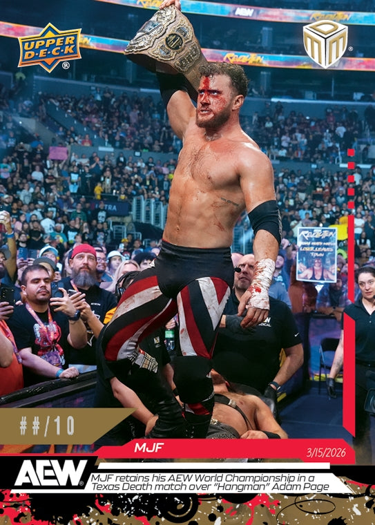 MJF – MJF Retains HIS AEW World Championship in a Texas Death Match Over “Hangman” Adam Page