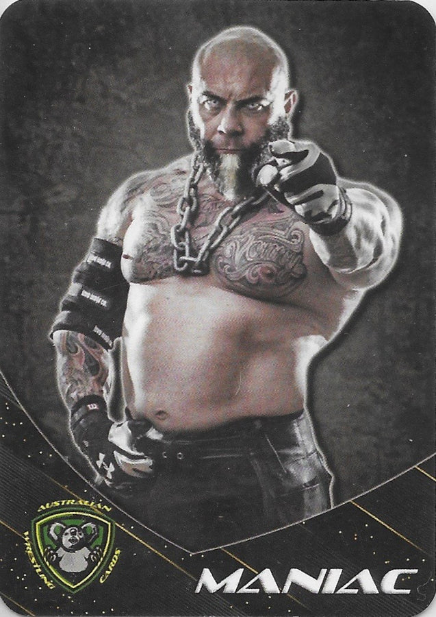 Maniac trading card PW Catalog