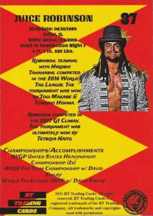 Juice Robinson trading card PW Catalog