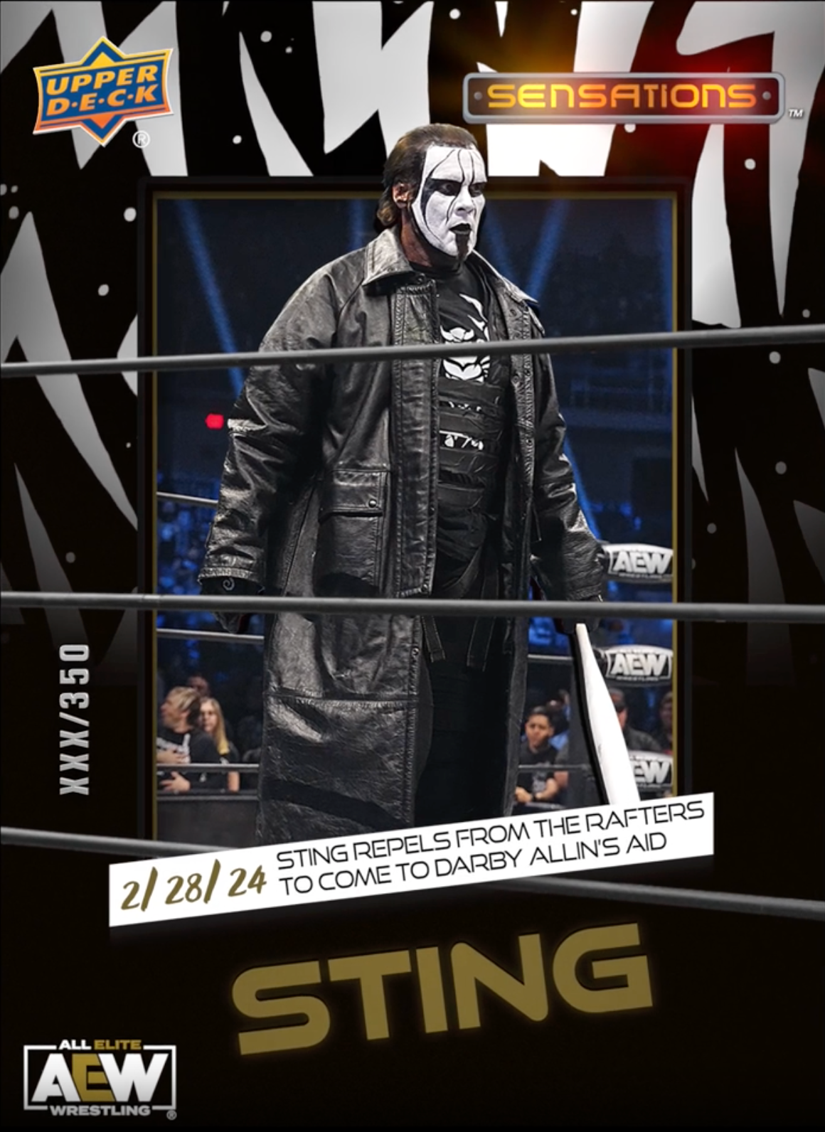 2/28/24 – Sting – Sting Repels From the Rafters to Come to Darby Allin’s AID