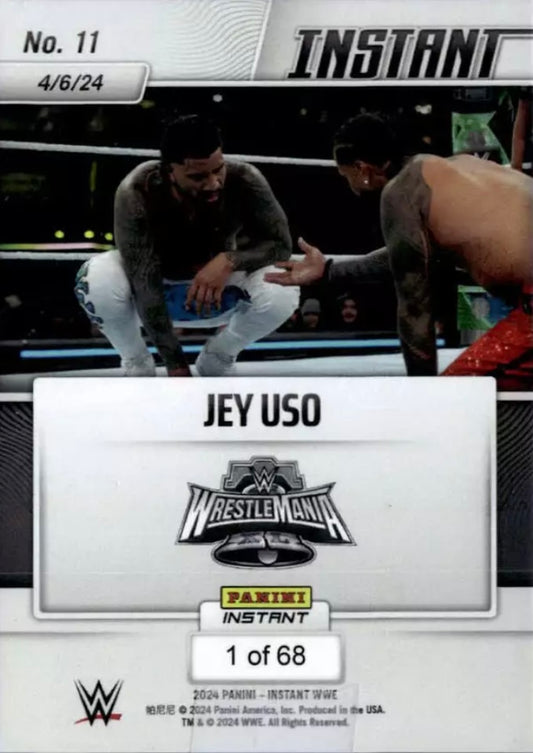 JEY USO – JEY USO Defeats Jimmy USO trading card PW Catalog